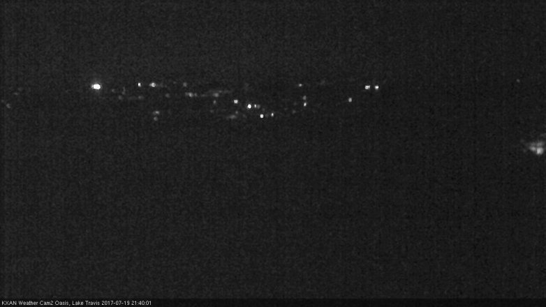 Lake Travis webcam, July 19, 2017 8:55 PM CT