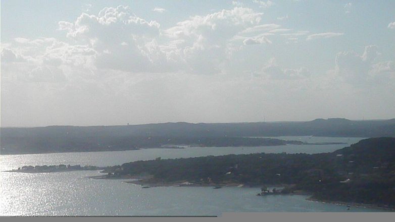 Lake Travis webcam, July 20, 2017 5:35 PM CT