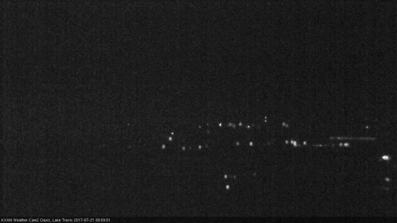Lake Travis webcam, July 20, 2017 11:15 PM CT