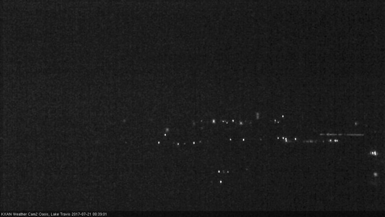 Lake Travis webcam, July 20, 2017 12:00 AM CT