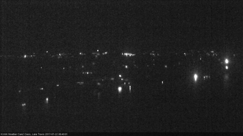 Lake Travis webcam, July 21, 2017 11:55 PM CT