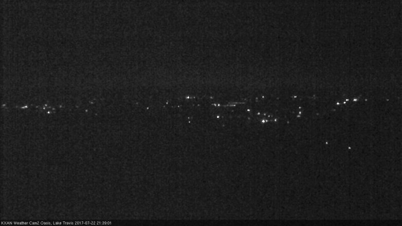 Lake Travis webcam, July 22, 2017 8:45 PM CT