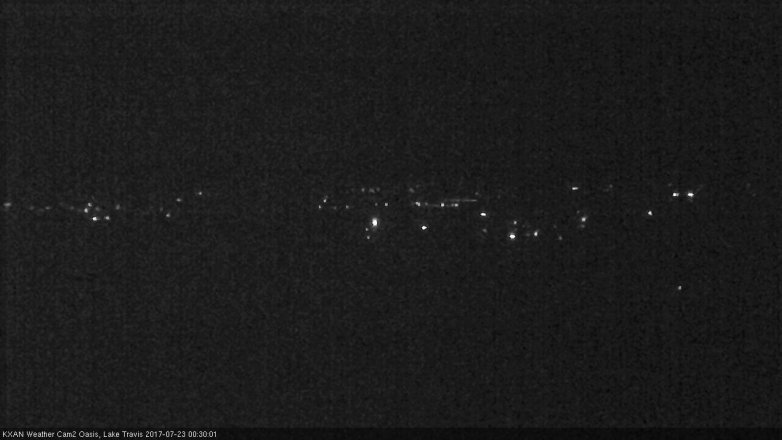 Lake Travis webcam, July 22, 2017 12:00 AM CT
