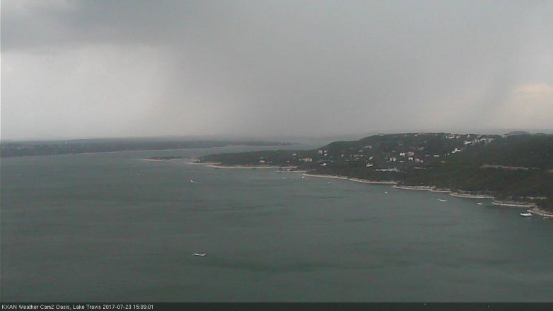Lake Travis webcam, July 23, 2017 2:35 PM CT
