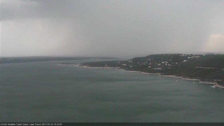 Lake Travis webcam, July 23, 2017 2:40 PM CT