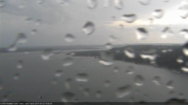 Lake Travis webcam, July 23, 2017 3:10 PM CT