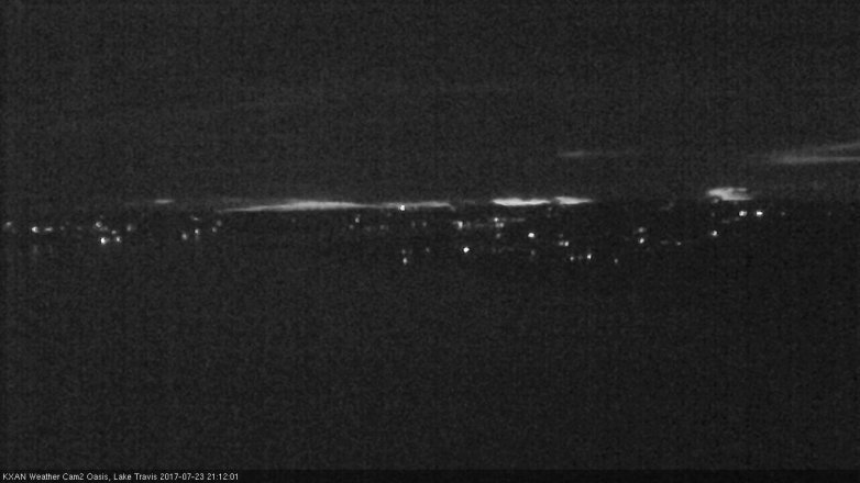 Lake Travis webcam, July 23, 2017 8:35 PM CT
