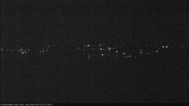 Lake Travis webcam, July 23, 2017 8:50 PM CT