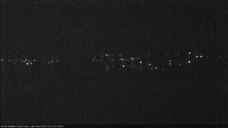 Lake Travis webcam, July 23, 2017 9:00 PM CT