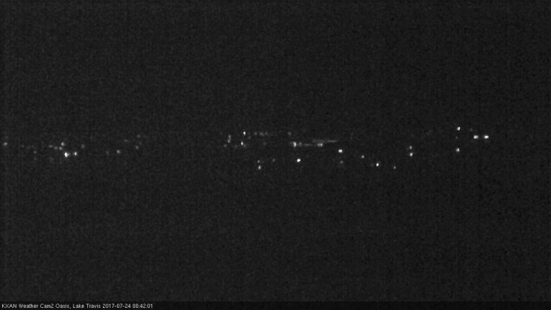 Lake Travis webcam, July 23, 2017 11:55 PM CT