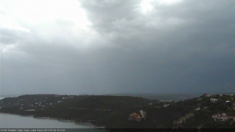 Lake Travis webcam, July 24, 2017 2:15 PM CT