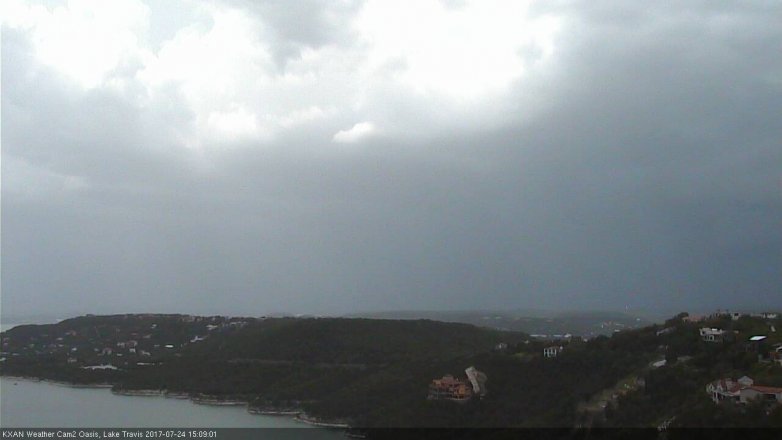 Lake Travis webcam, July 24, 2017 2:25 PM CT