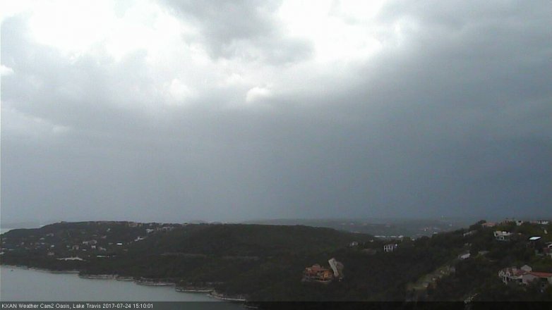 Lake Travis webcam, July 24, 2017 2:30 PM CT