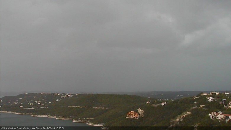Lake Travis webcam, July 24, 2017 2:45 PM CT