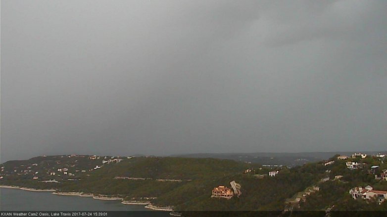 Lake Travis webcam, July 24, 2017 2:50 PM CT