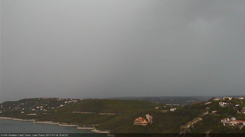 Lake Travis webcam, July 24, 2017 3:00 PM CT