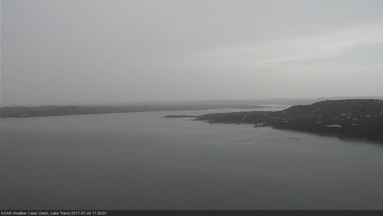 Lake Travis webcam, July 24, 2017 5:10 PM CT