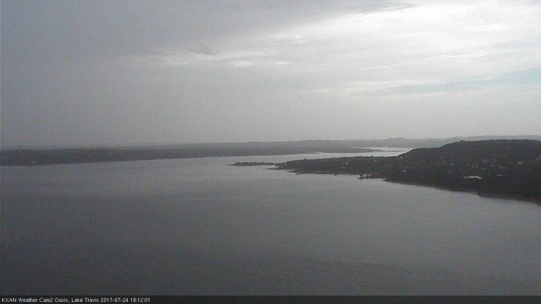 Lake Travis webcam, July 24, 2017 5:30 PM CT