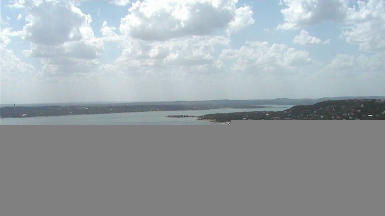 Lake Travis webcam, July 25, 2017 3:30 PM CT