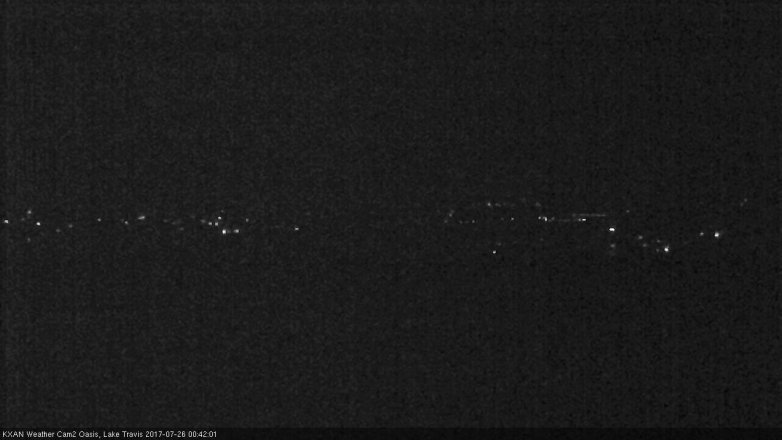 Lake Travis webcam, July 25, 2017 12:00 AM CT
