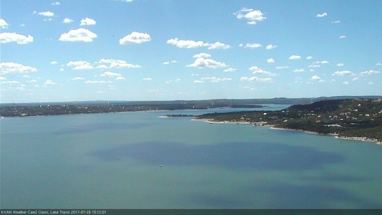 Lake Travis webcam, July 26, 2017 2:25 PM CT