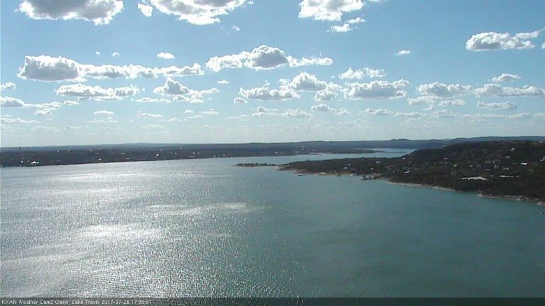Lake Travis webcam, July 26, 2017 4:35 PM CT