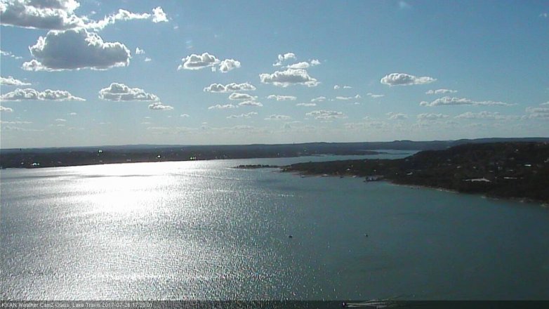 Lake Travis webcam, July 26, 2017 4:50 PM CT