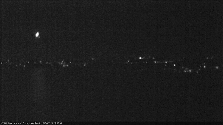 Lake Travis webcam, July 26, 2017 9:35 PM CT