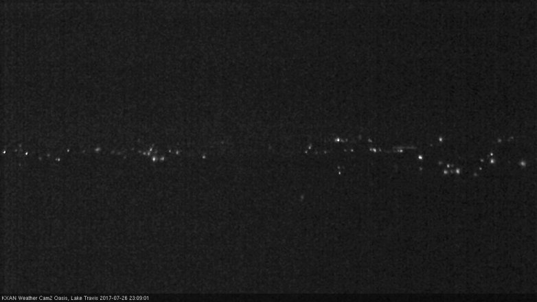Lake Travis webcam, July 26, 2017 10:25 PM CT