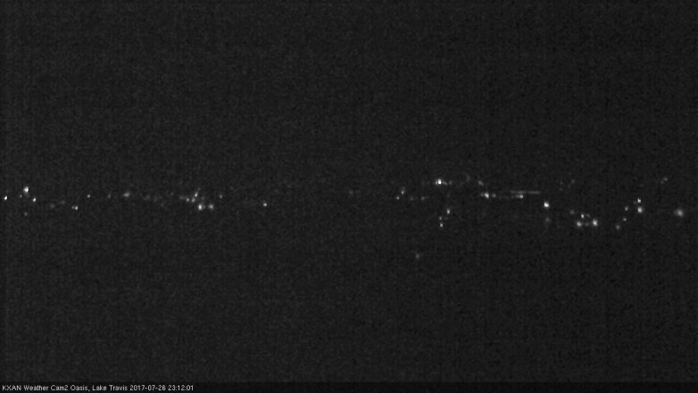 Lake Travis webcam, July 26, 2017 10:40 PM CT
