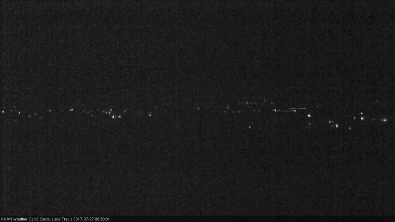 Lake Travis webcam, July 26, 2017 12:00 AM CT