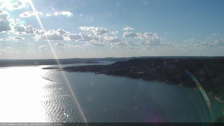 Lake Travis webcam, July 27, 2017 6:10 PM CT