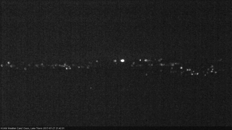 Lake Travis webcam, July 27, 2017 8:55 PM CT