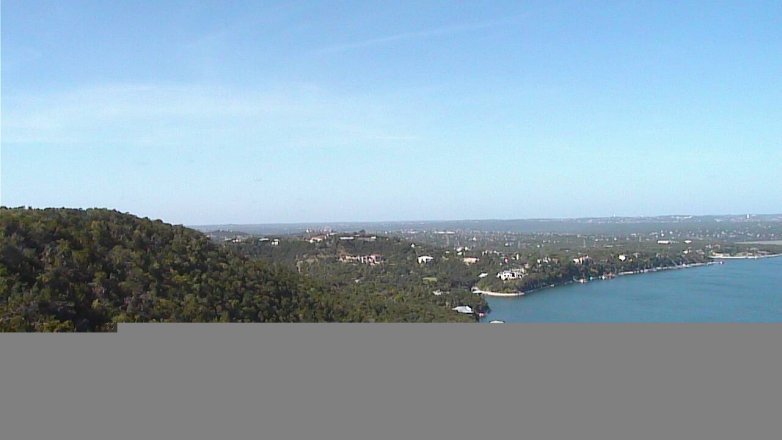 Lake Travis webcam, July 28, 2017 9:20 AM CT
