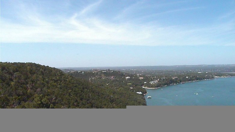 Lake Travis webcam, July 28, 2017 11:10 AM CT