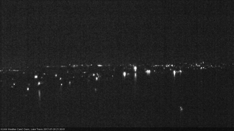 Lake Travis webcam, July 28, 2017 8:35 PM CT