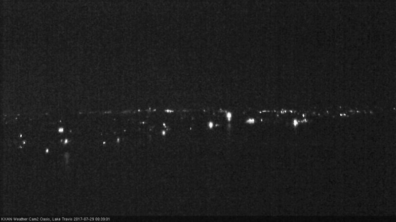 Lake Travis webcam, July 28, 2017 12:00 AM CT