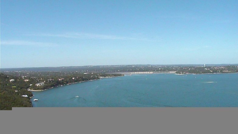 Lake Travis webcam, July 29, 2017 10:40 AM CT