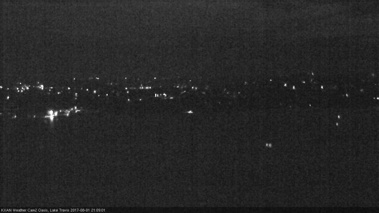 Lake Travis webcam, August 1, 2017 8:35 PM CT