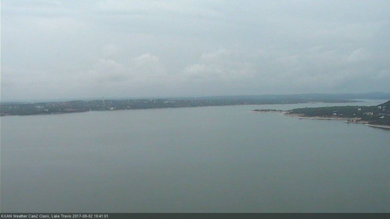 Lake Travis webcam, August 2, 2017 9:55 AM CT