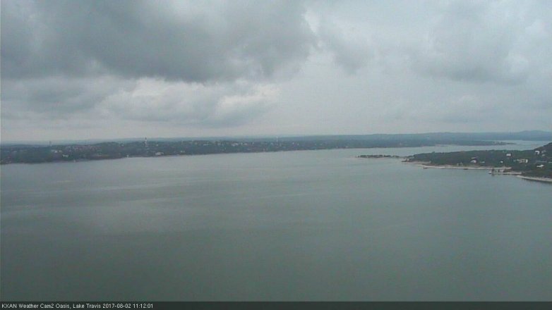 Lake Travis webcam, August 2, 2017 10:30 AM CT