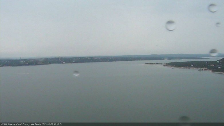 Lake Travis webcam, August 2, 2017 11:45 AM CT