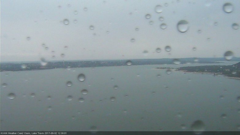 Lake Travis webcam, August 2, 2017 11:55 AM CT