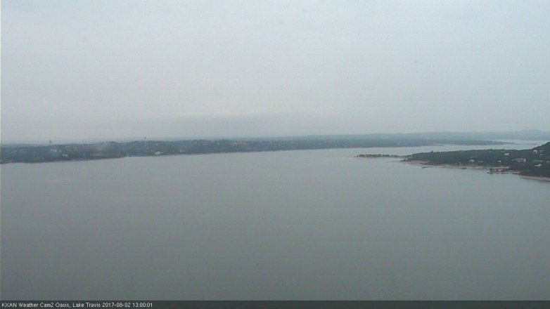 Lake Travis webcam, August 2, 2017 12:05 PM CT