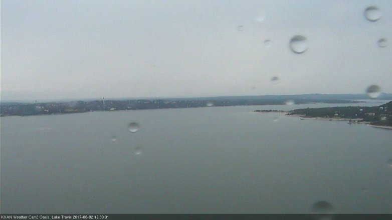 Lake Travis webcam, August 2, 2017 12:10 PM CT