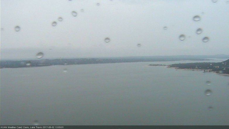 Lake Travis webcam, August 2, 2017 12:35 PM CT