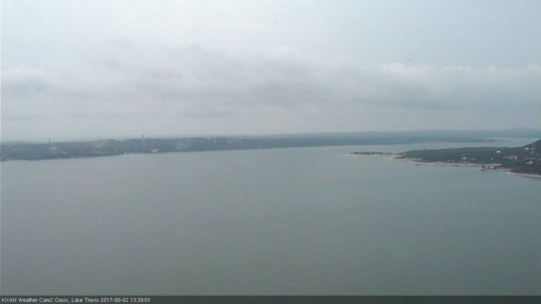 Lake Travis webcam, August 2, 2017 12:45 PM CT