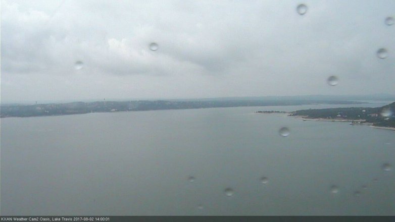 Lake Travis webcam, August 2, 2017 1:20 PM CT