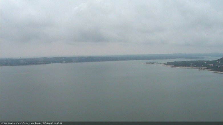 Lake Travis webcam, August 2, 2017 1:50 PM CT