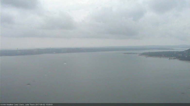 Lake Travis webcam, August 2, 2017 2:20 PM CT